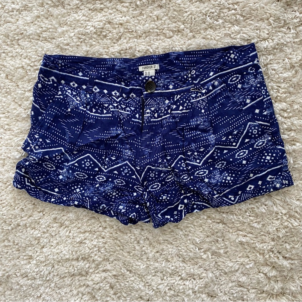 Forever 21 Boho print shorts